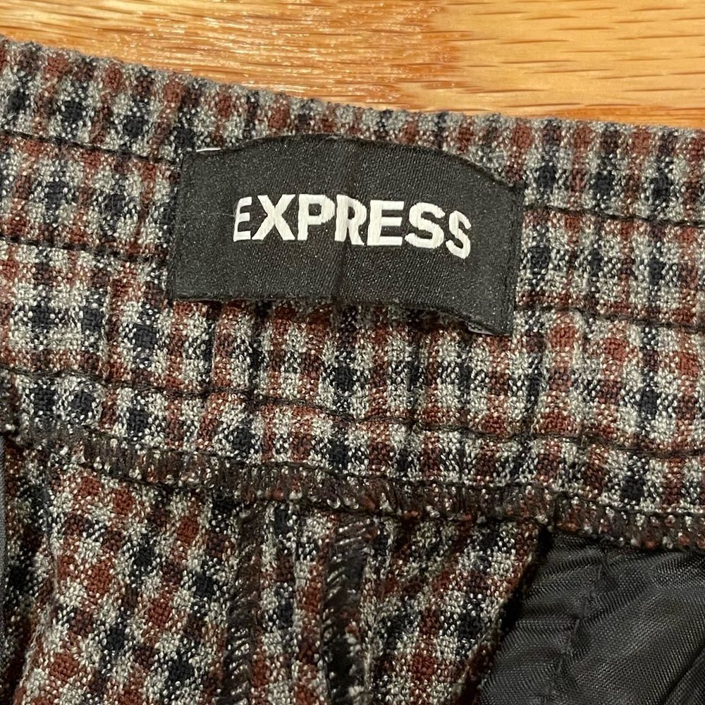 Express Drawstring Plaid Pants XS - Picture 7 of 7